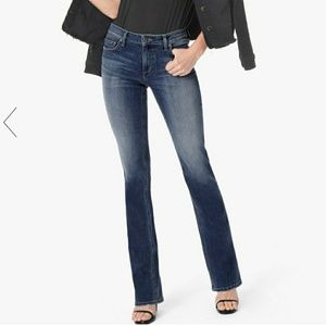 Joe's medium wash mid-rise boot cut jeans